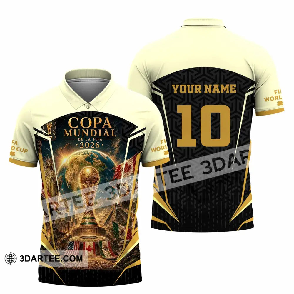 Unisex Shirt - Custom Copa Mundial World Cup 2026 Shirt - Polo Shirt / S - T-shirt