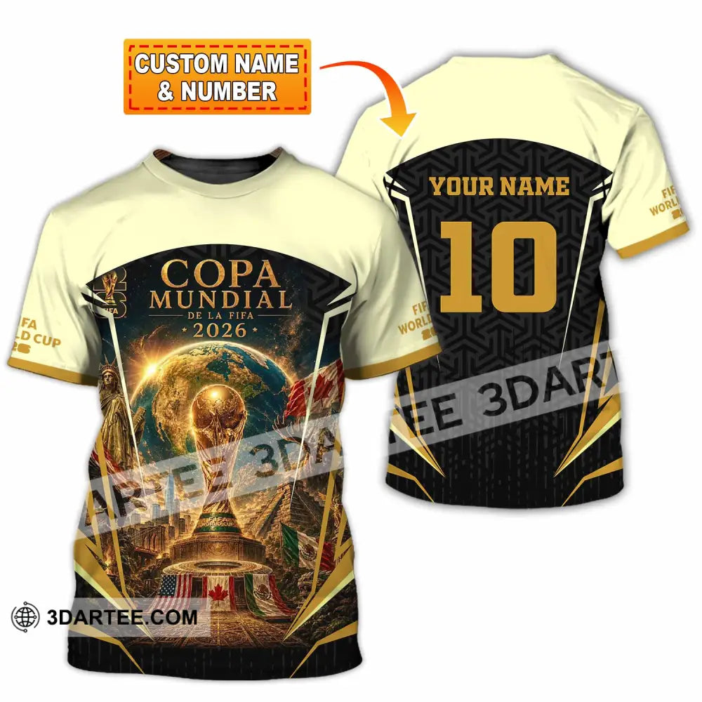 Unisex Shirt - Custom Copa Mundial World Cup 2026 Shirt - T-shirt