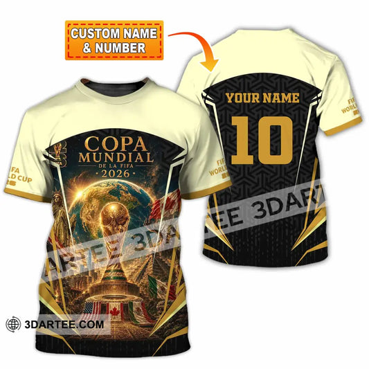 Unisex Shirt - Custom Copa Mundial World Cup 2026 Shirt - T-shirt