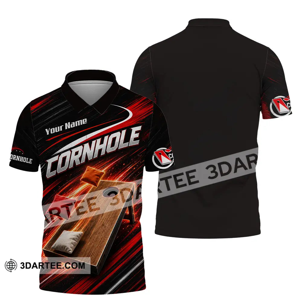 Unisex Shirt - Custom Cornhole Shirt - Polo Shirt / S - T-shirt