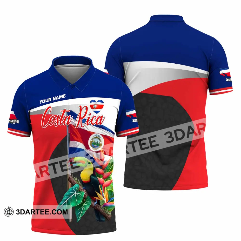 Unisex Shirt - Custom Costa Rica 3D Shirt Polo Shirt / S T-shirt