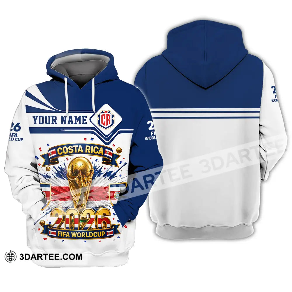Unisex Shirt - Custom Costa Rica World Cup 2026 Shirt - Hoodie / S - T-shirt