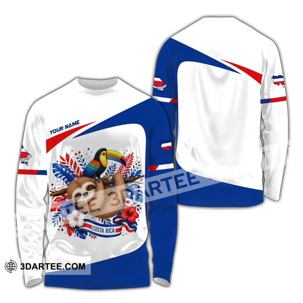 Unisex Shirt - Custom Costa Rica Shirt - Long Sleeve Shirt / S - T-shirt