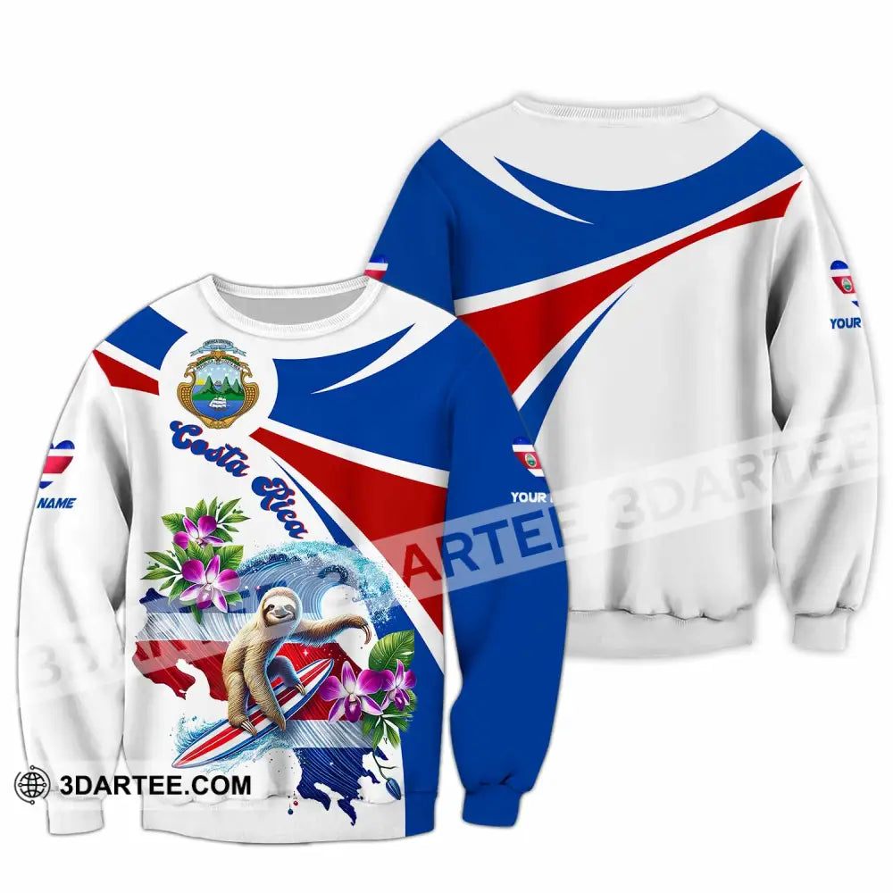 Unisex Shirt - Custom Costa Rica Shirt Long Sleeve / S T-shirt