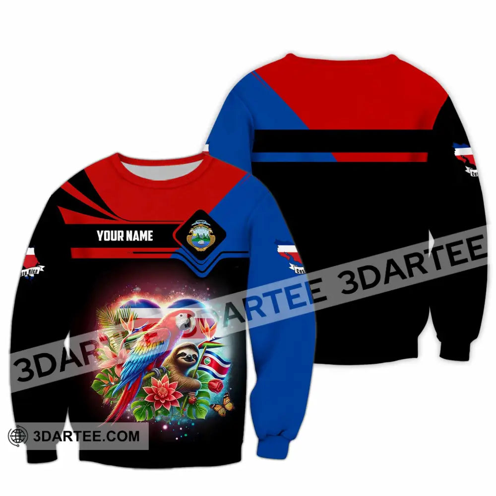Unisex Shirt - Custom Costa Rica Shirt Long Sleeve / S T-shirt