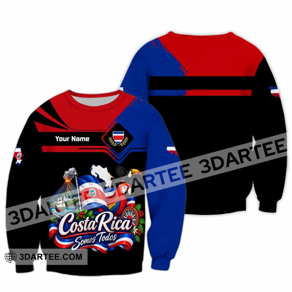 Unisex Shirt - Custom Costa Rica Shirt - Long Sleeve / S - T-shirt