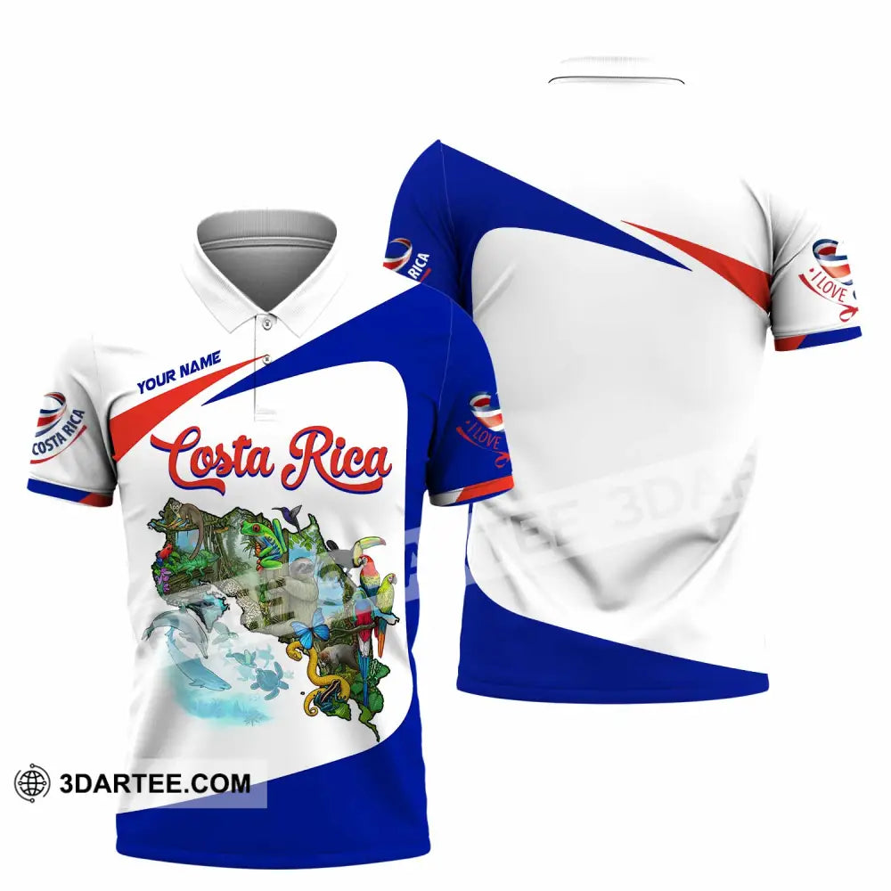 Unisex Shirt - Custom Costa Rica Shirt Polo Shirt / S T-shirt