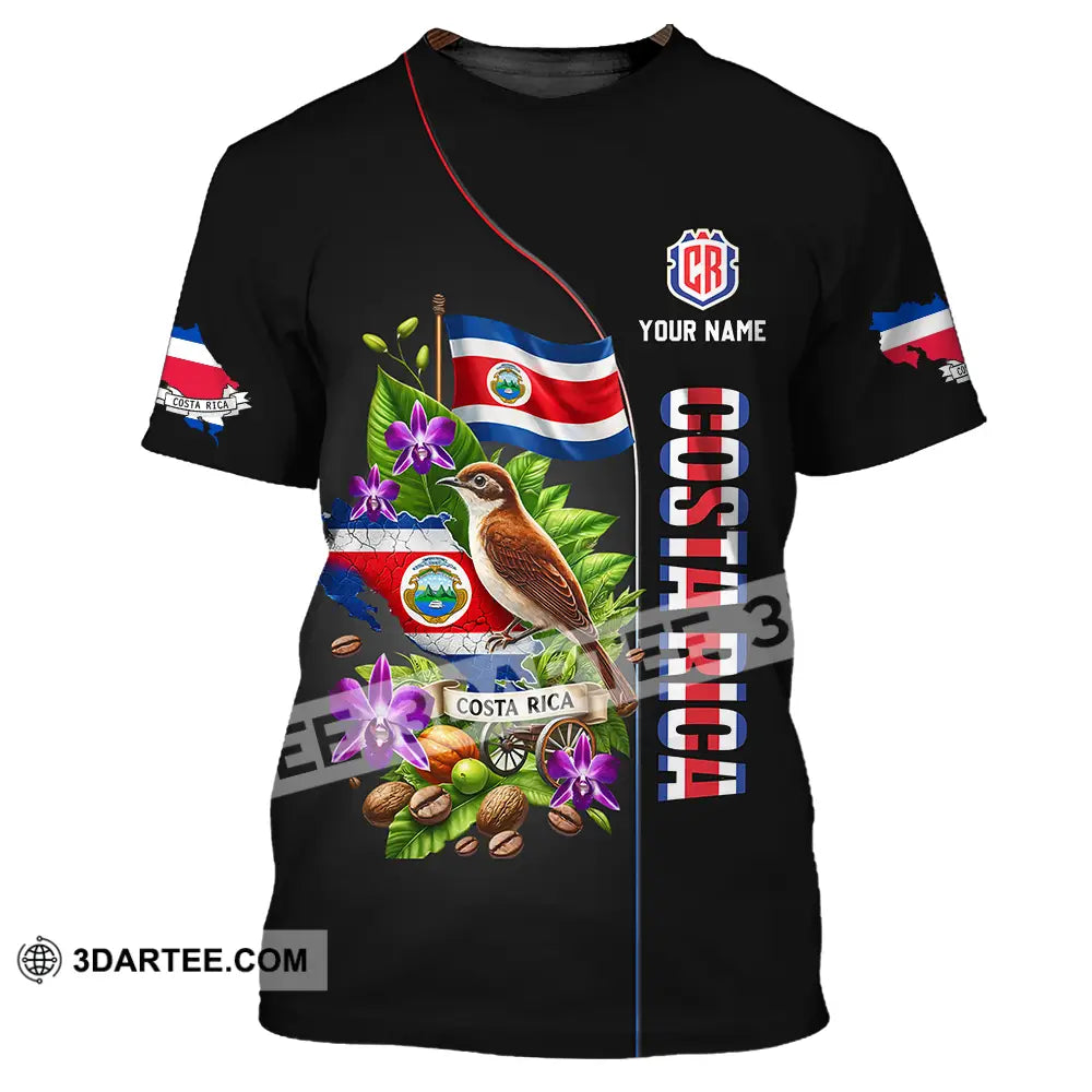 Unisex Shirt - Custom Costa Rica Pura Vida 3D Shirt T-Shirt / S T-shirt
