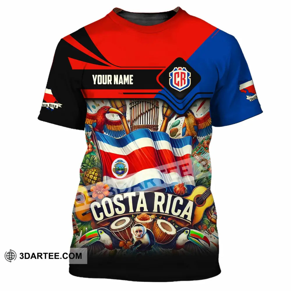 Unisex Shirt - Custom Costa Rica Shirt T-Shirt / S T-shirt