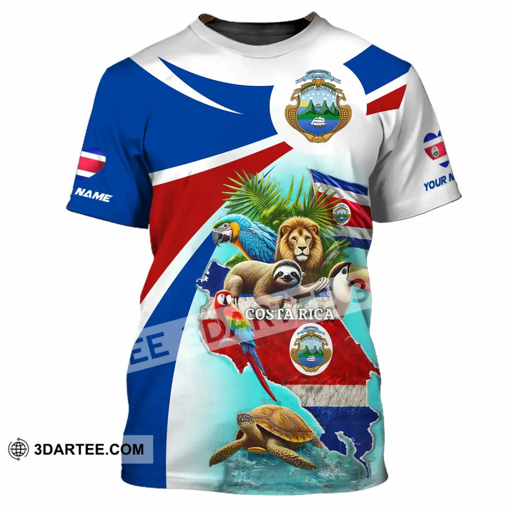 Unisex Shirt - Custom Costa Rica Shirt T-Shirt / S T-shirt