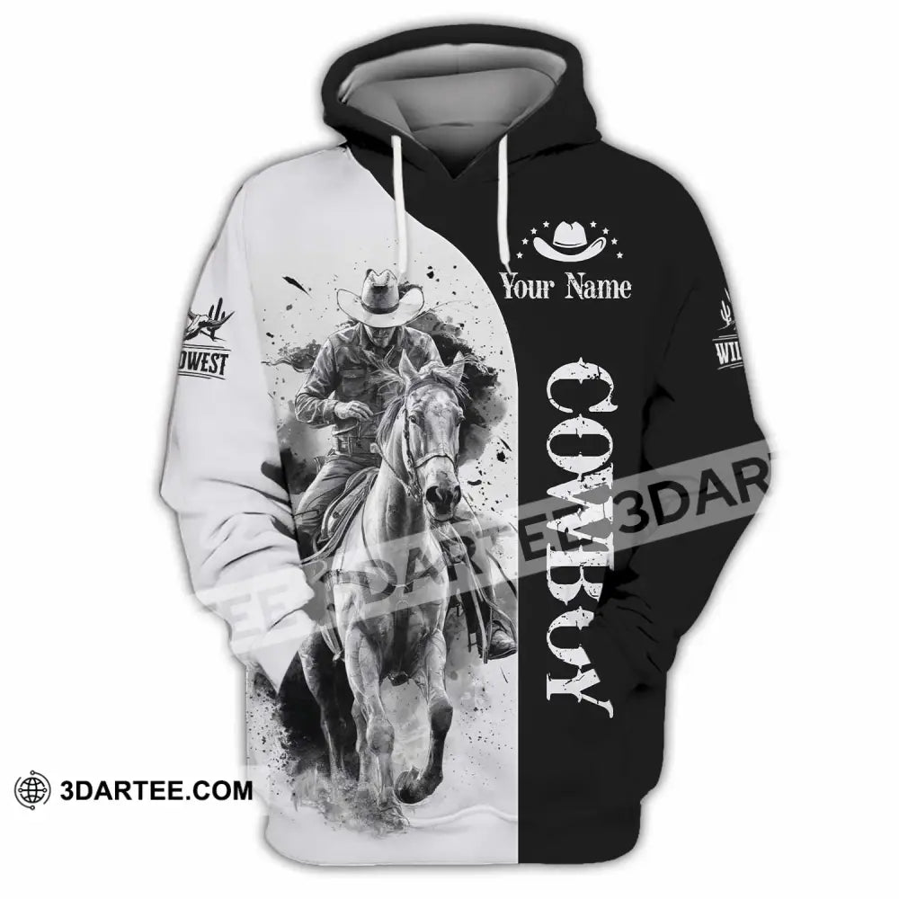 Unisex Shirt - Custom Cowboy 3D Shirt - Hoodie / S - T-shirt