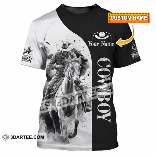 Unisex Shirt - Custom Cowboy 3D Shirt - T-shirt