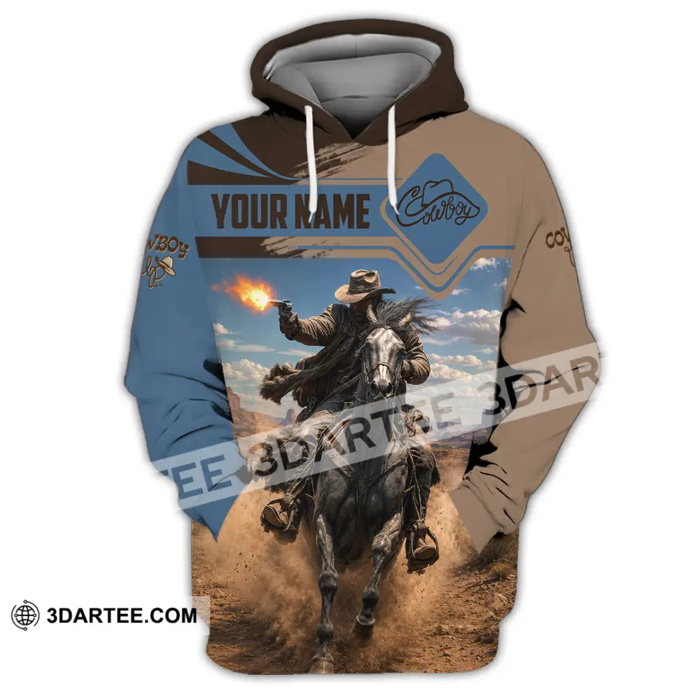 Unisex Shirt - Custom Cowboy Shirt - Hoodie / S - T-shirt