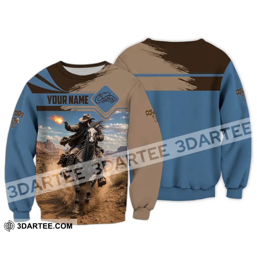 Unisex Shirt - Custom Cowboy Shirt - Long Sleeve / S - T-shirt