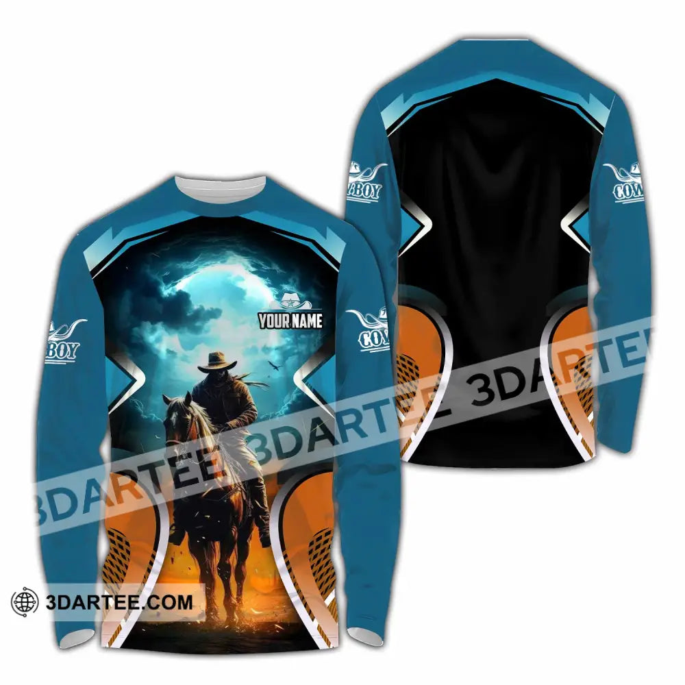 Unisex Shirt - Custom Cowboy Shirt - Long Sleeve Shirt / S - T-shirt