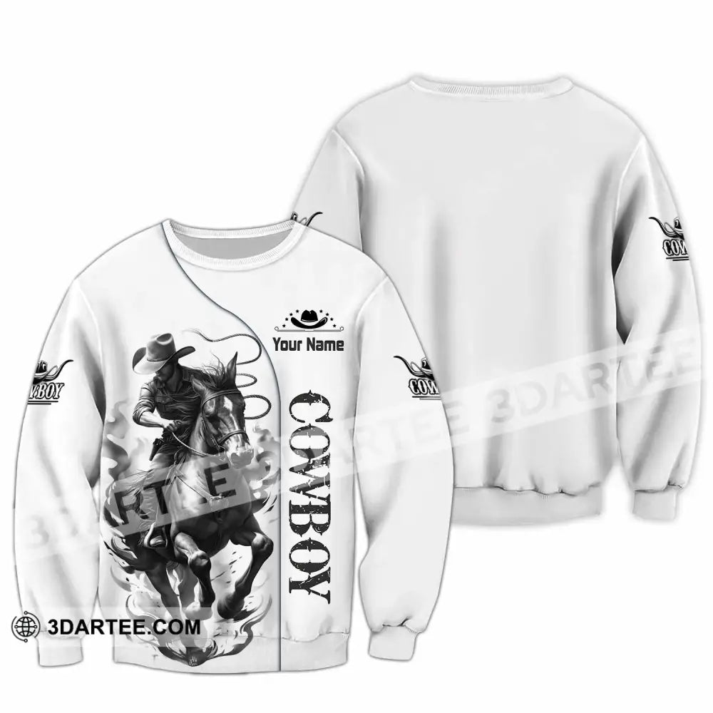 Unisex Shirt - Custom Cowboy Shirt - Long Sleeve / S - T-shirt