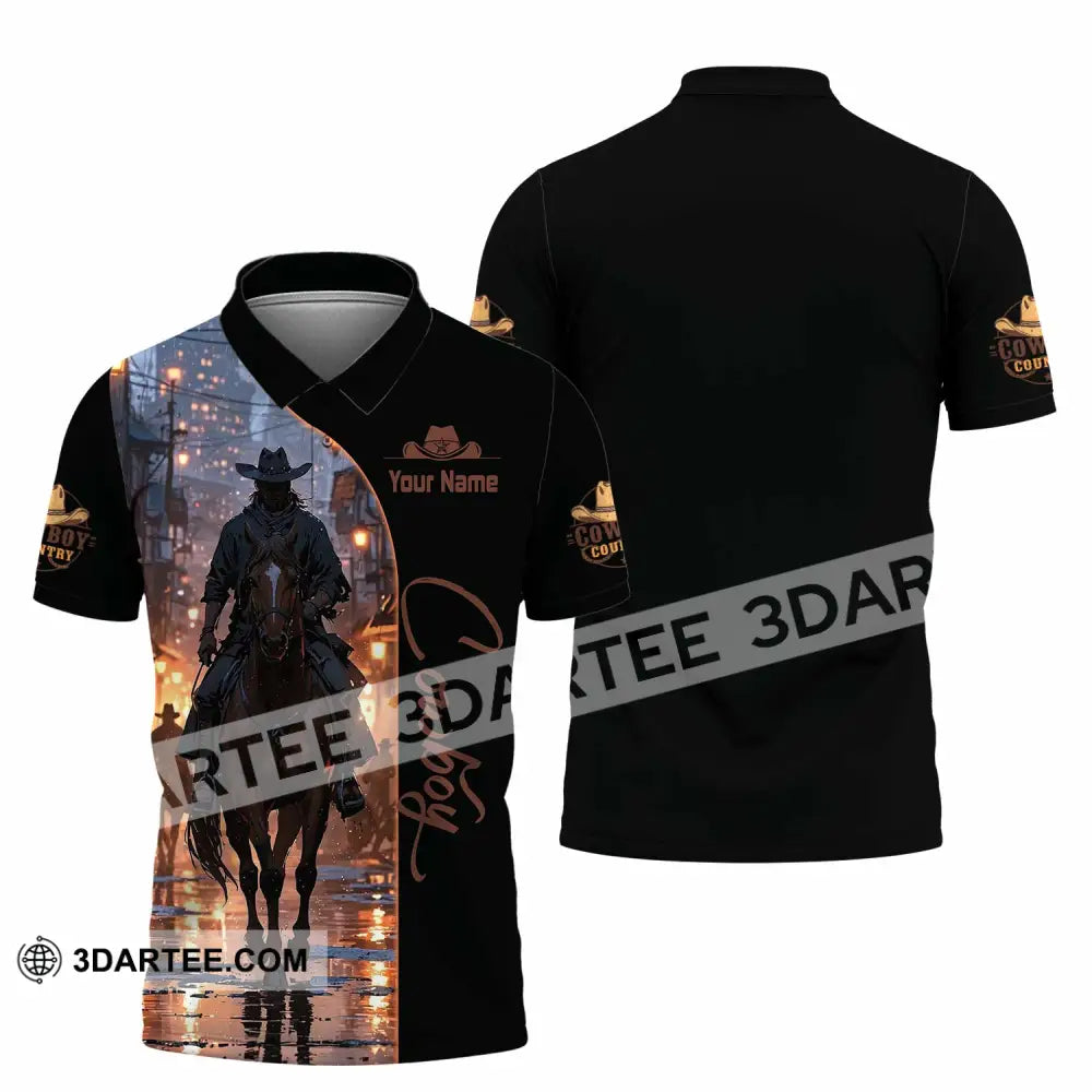 Unisex Shirt - Custom Cowboy Shirt - Polo Shirt / S - T-shirt