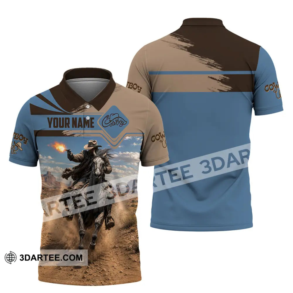 Unisex Shirt - Custom Cowboy Shirt - Polo Shirt / S - T-shirt
