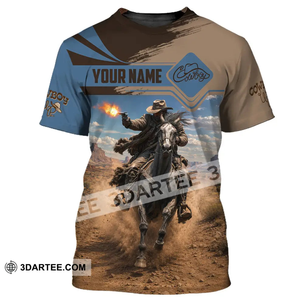 Unisex Shirt - Custom Cowboy Shirt - T-Shirt / S - T-shirt