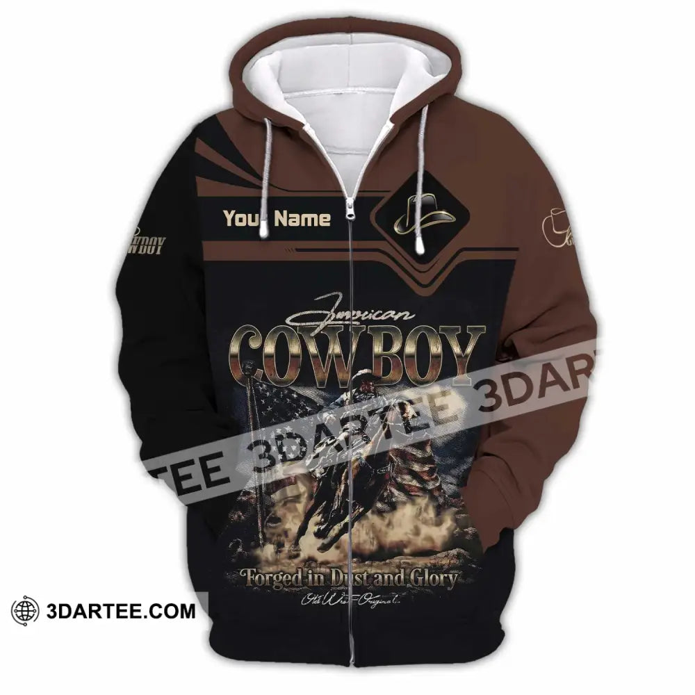 Unisex Shirt - Custom Cowboy Shirt - Zipper Hoodie / S - T-shirt