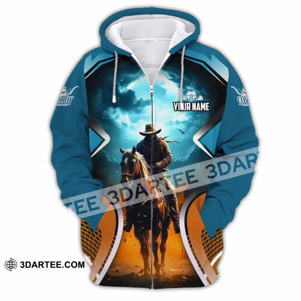 Unisex Shirt - Custom Cowboy Shirt - Zipper Hoodie / S - T-shirt