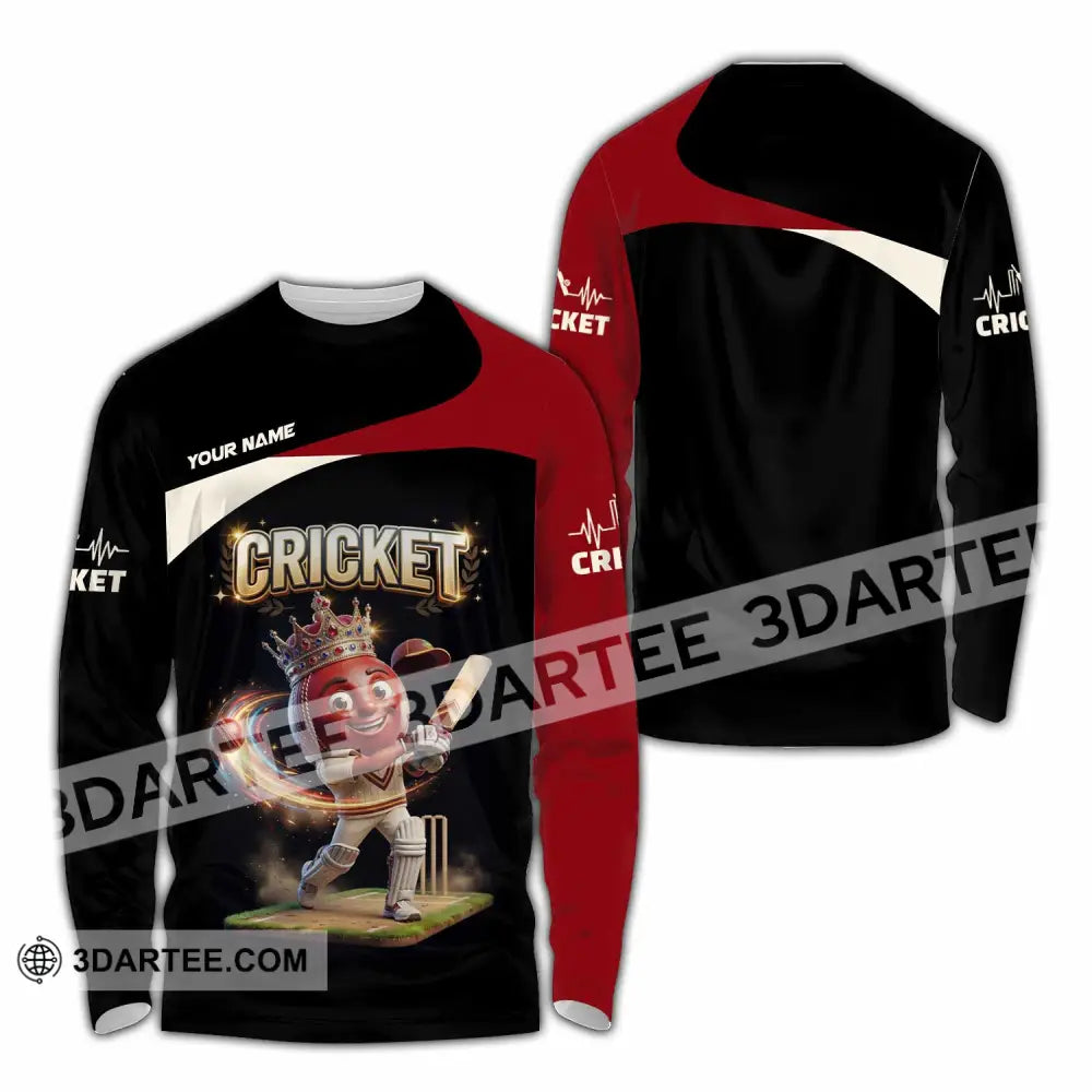 Unisex Shirt - Custom Cricket Shirt - Long Sleeve Shirt / S - T-shirt