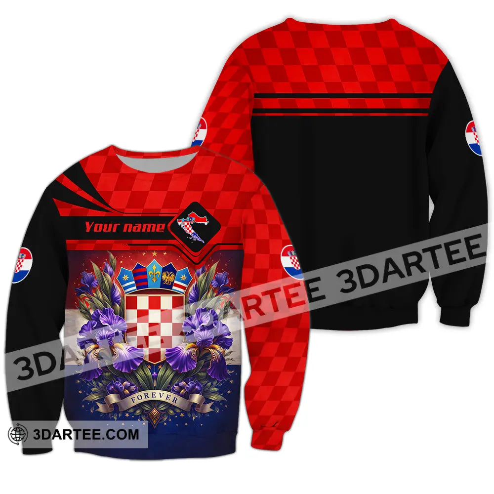 Unisex Shirt - Custom Croatia Fifa World Cup 2026 3D Shirt - Long Sleeve / S - T-shirt