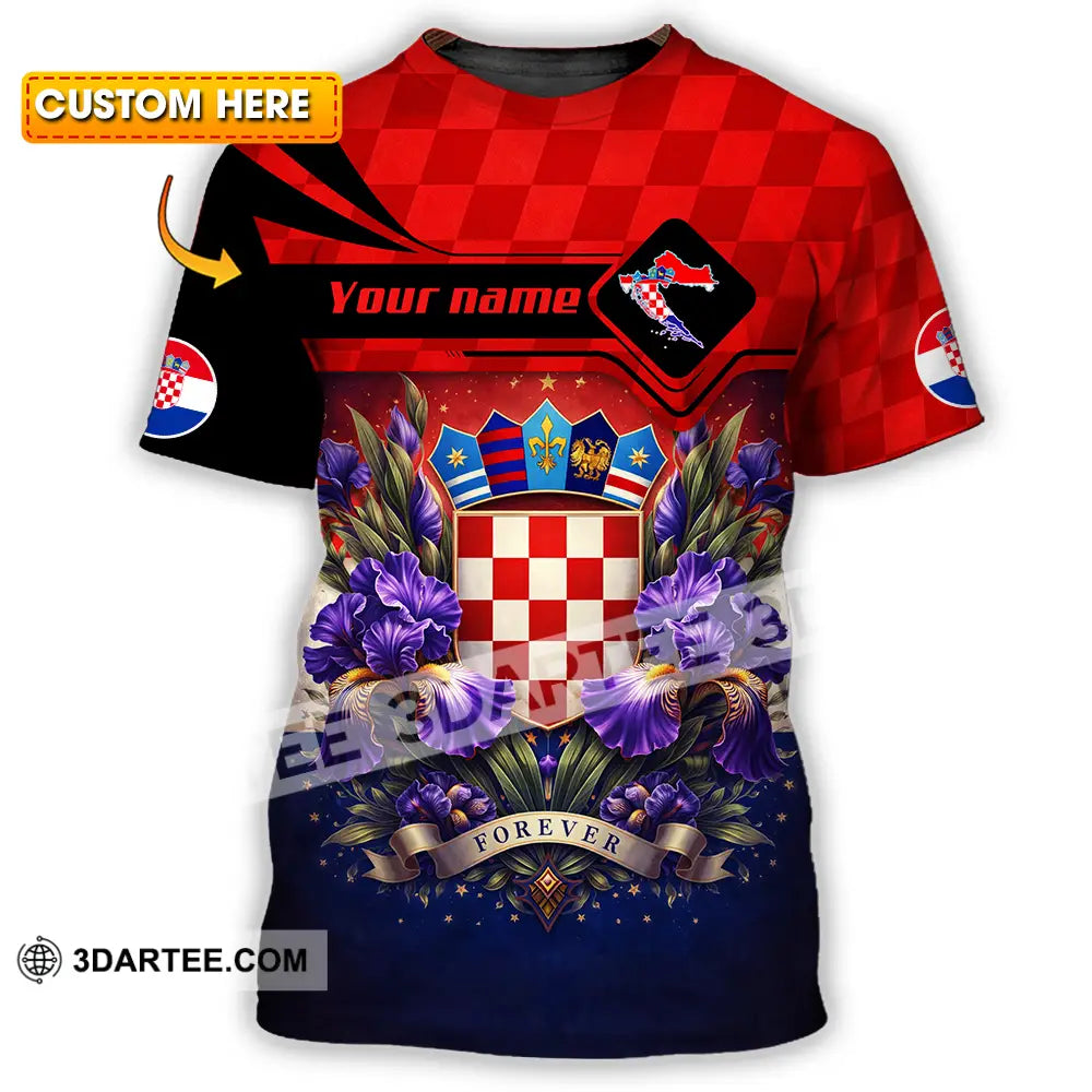 Unisex Shirt - Custom Croatia Fifa World Cup 2026 3D Shirt - T-shirt