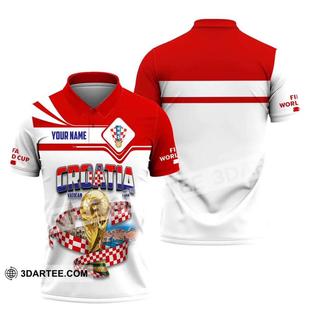 Unisex Shirt - Custom Croatia World Cup 2026 Shirt - Polo Shirt / S - T-shirt