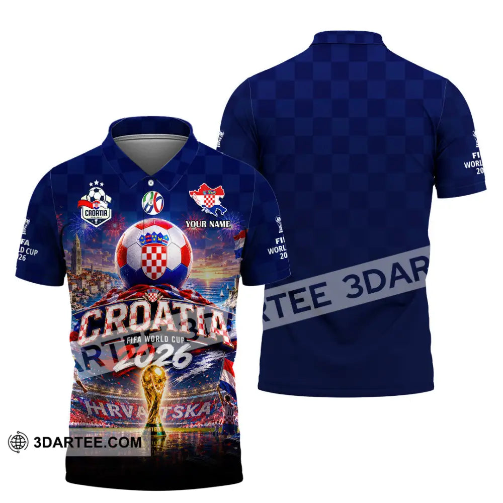 Unisex Shirt - Custom Croatia World Cup 2026 Shirt - Polo Shirt / S - T-shirt