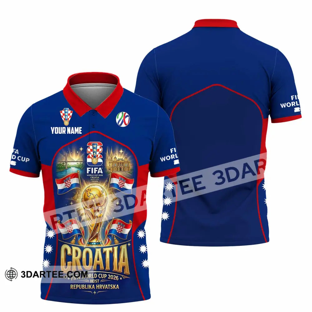 Unisex Shirt - Custom Croatia World Cup 2026 Shirt - Polo Shirt / S - T-shirt