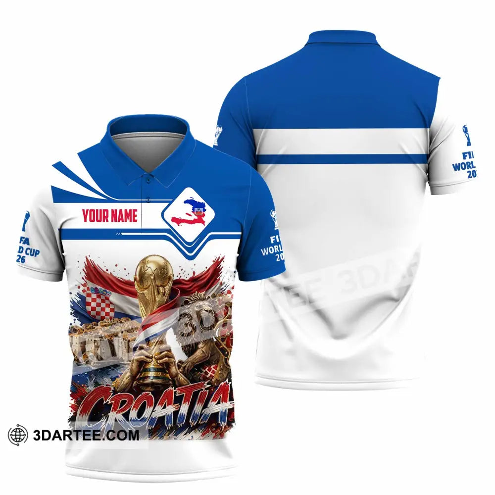 Unisex Shirt - Custom Croatia World Cup 2026 Shirt - Polo Shirt / S - T-shirt