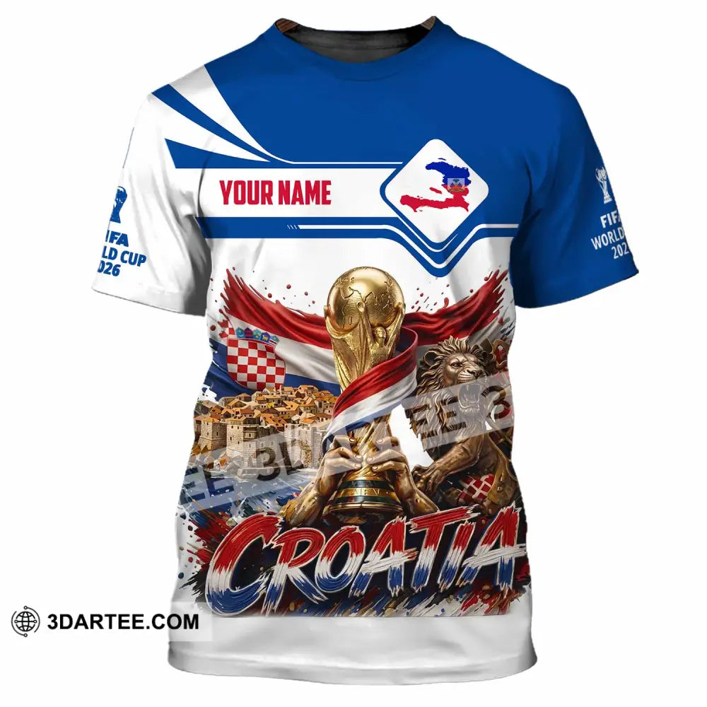 Unisex Shirt - Custom Croatia World Cup 2026 Shirt - T-Shirt / S - T-shirt