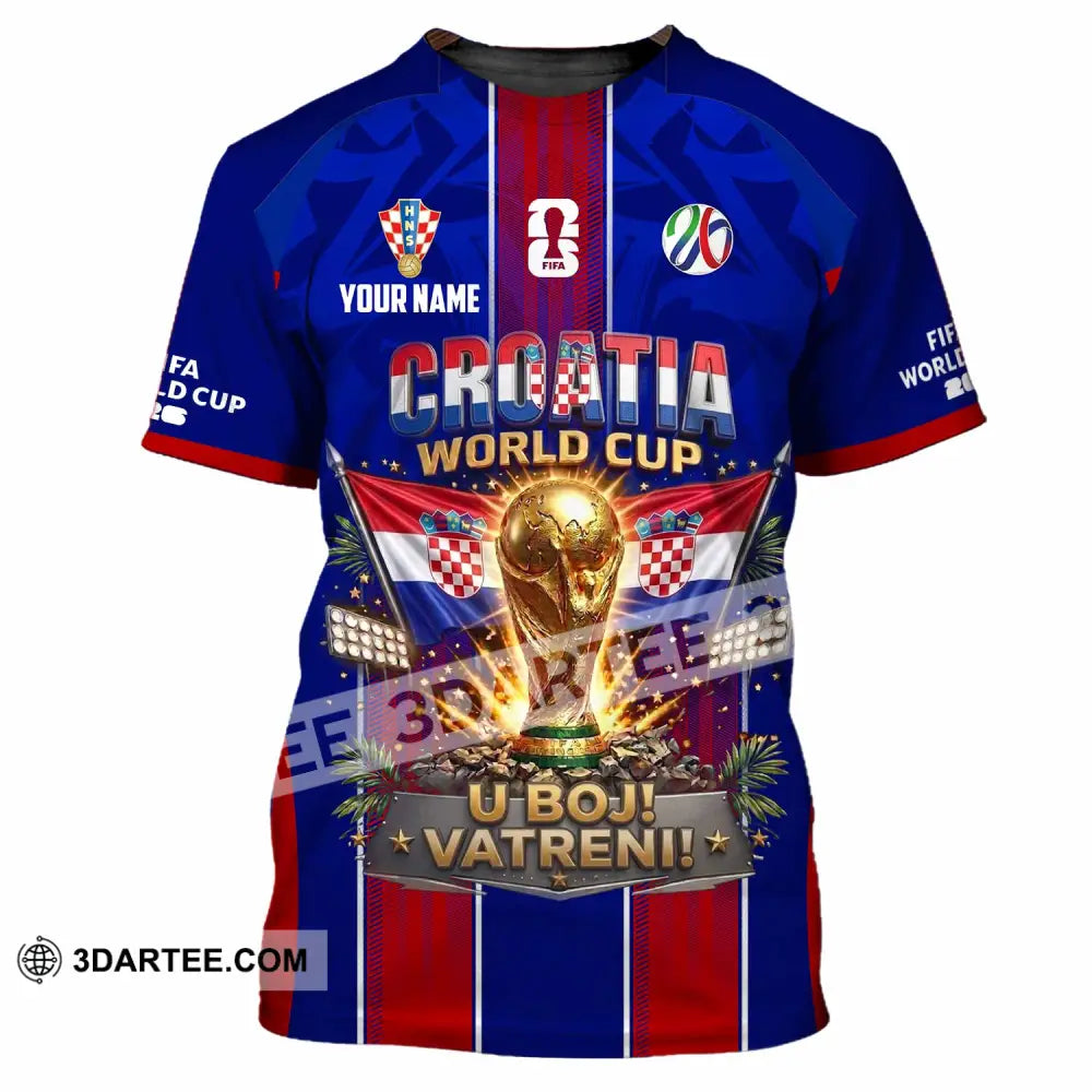 Unisex Shirt - Custom Croatia World Cup 2026 Shirt - T-Shirt / S - T-shirt