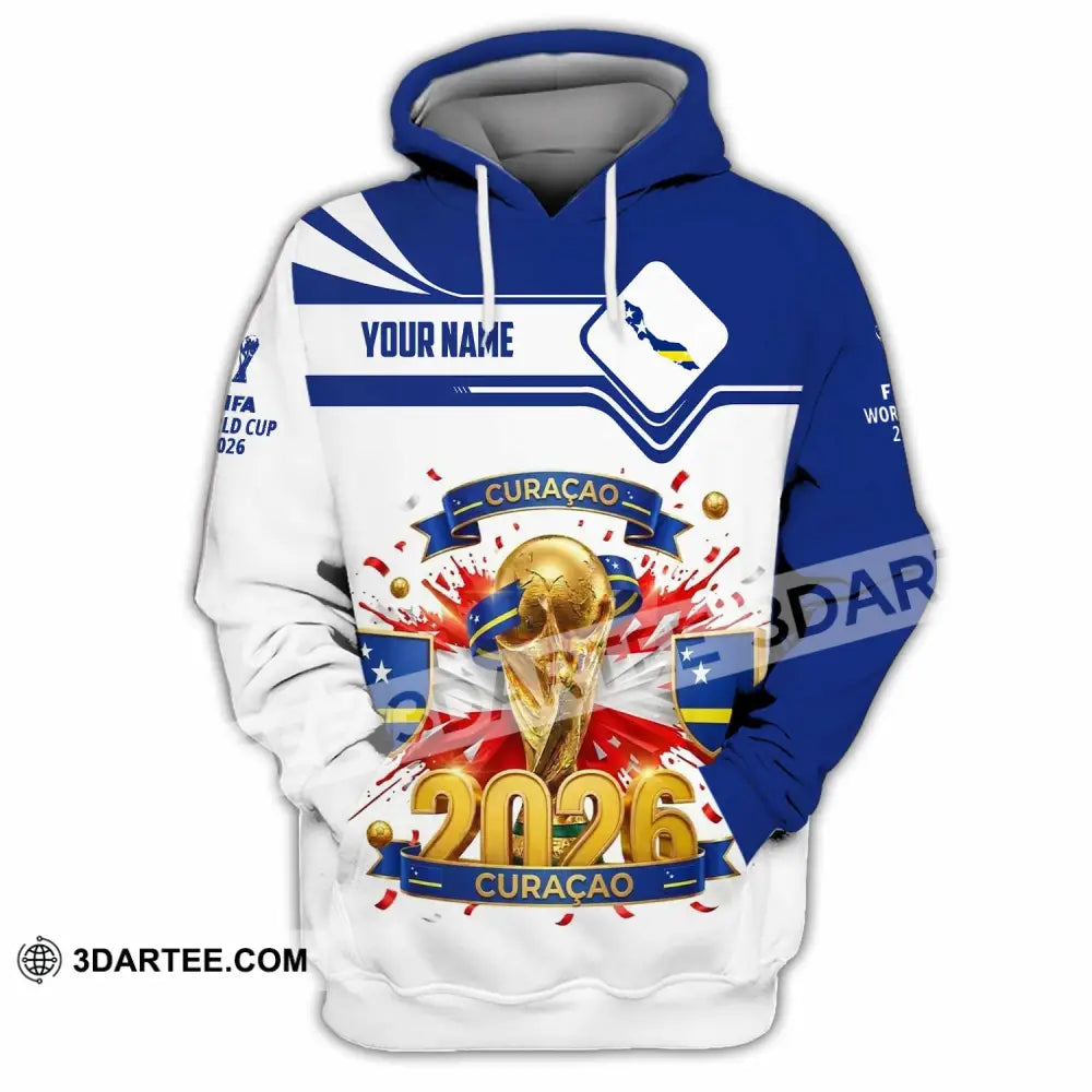 Unisex Shirt - Custom Curacao World Cup 2026 Shirt - Hoodie / S - T-shirt