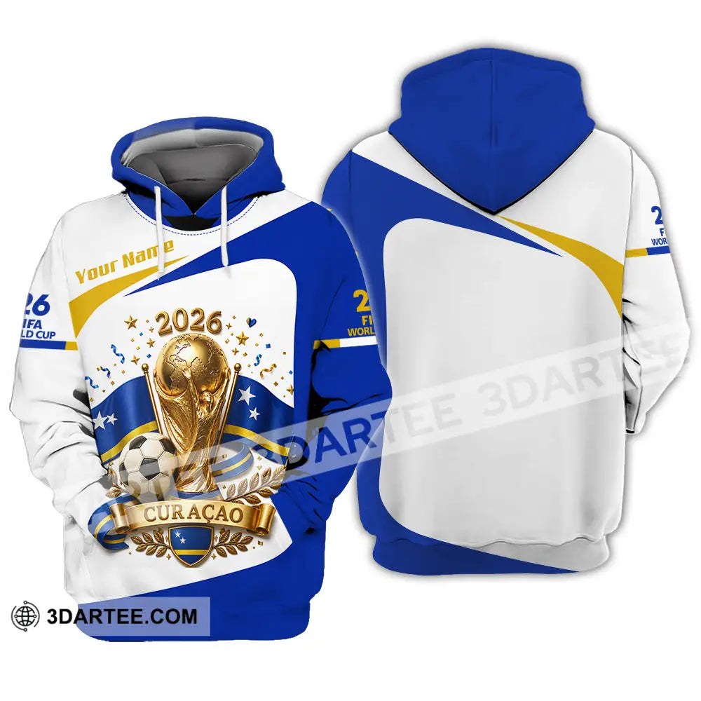 Unisex Shirt - Custom Curacao World Cup 2026 Shirt - Hoodie / S - T-shirt