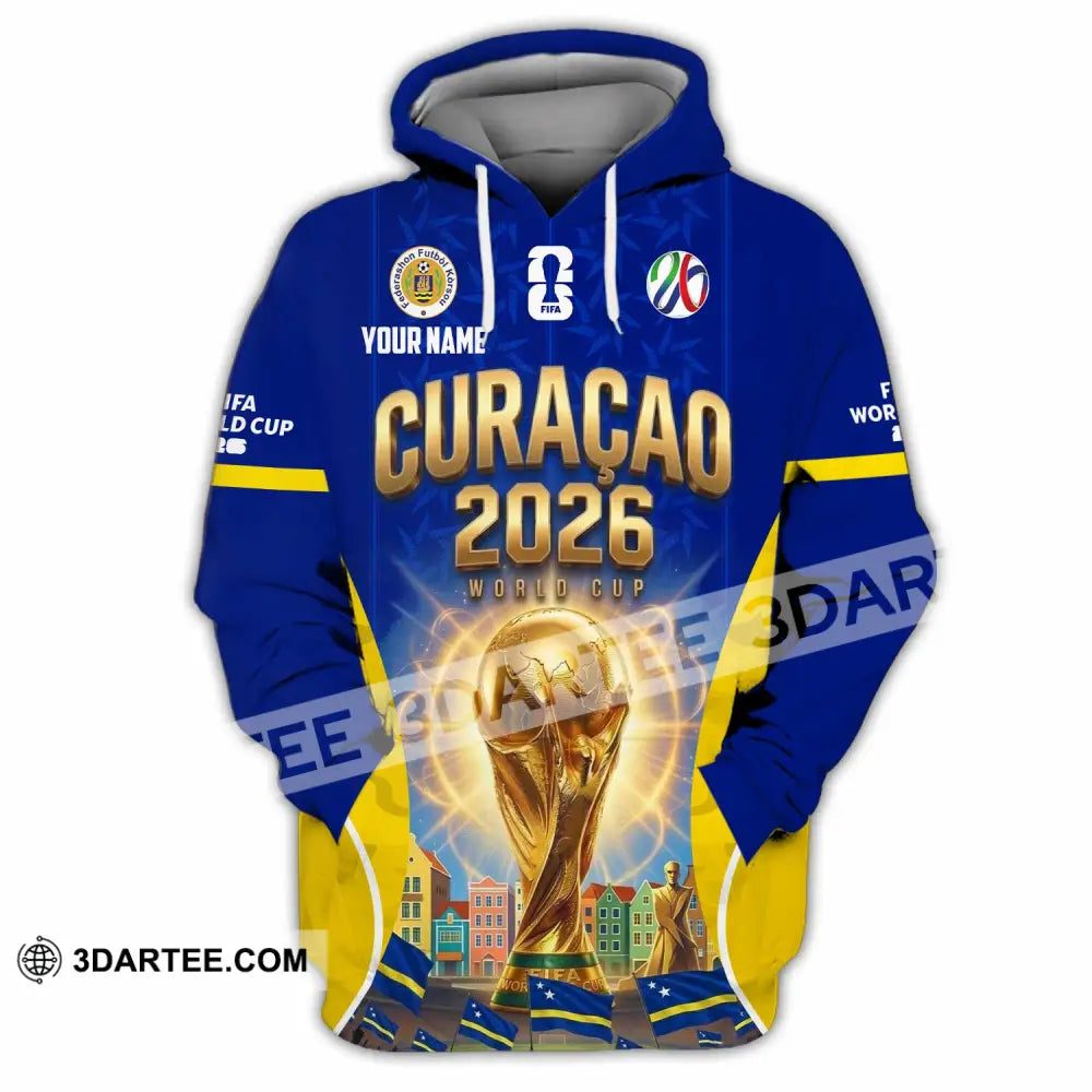 Unisex Shirt - Custom Curacao World Cup 2026 Shirt - Hoodie / S - T-shirt
