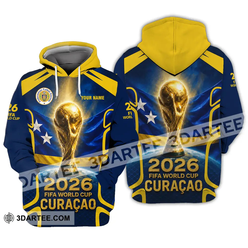 Unisex Shirt - Custom Curacao World Cup 2026 Shirt - Hoodie / S - T-shirt