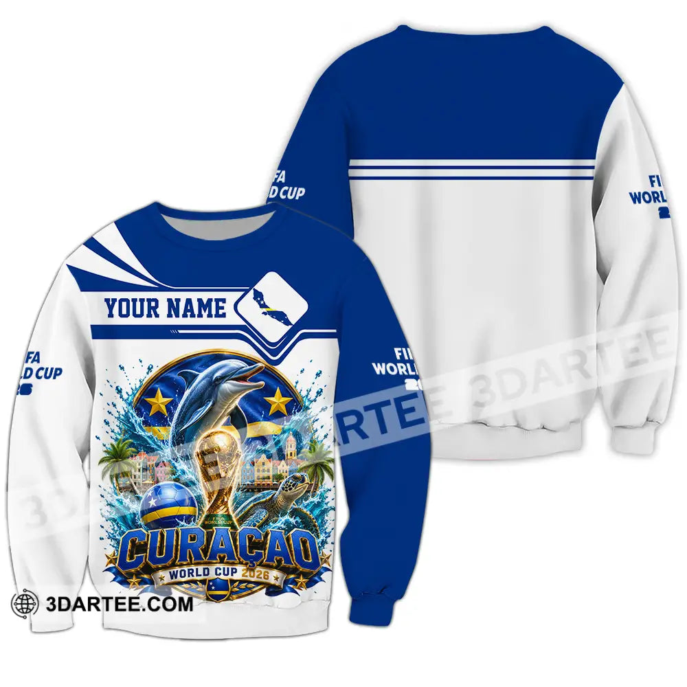 Unisex Shirt - Custom Curacao World Cup 2026 Shirt - Long Sleeve / S - T-shirt