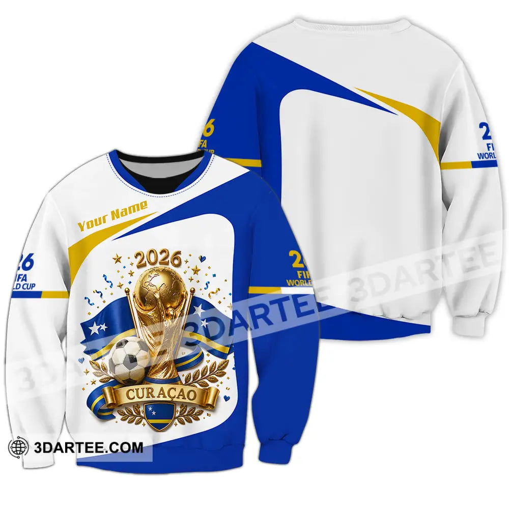 Unisex Shirt - Custom Curacao World Cup 2026 Shirt - Long Sleeve / S - T-shirt