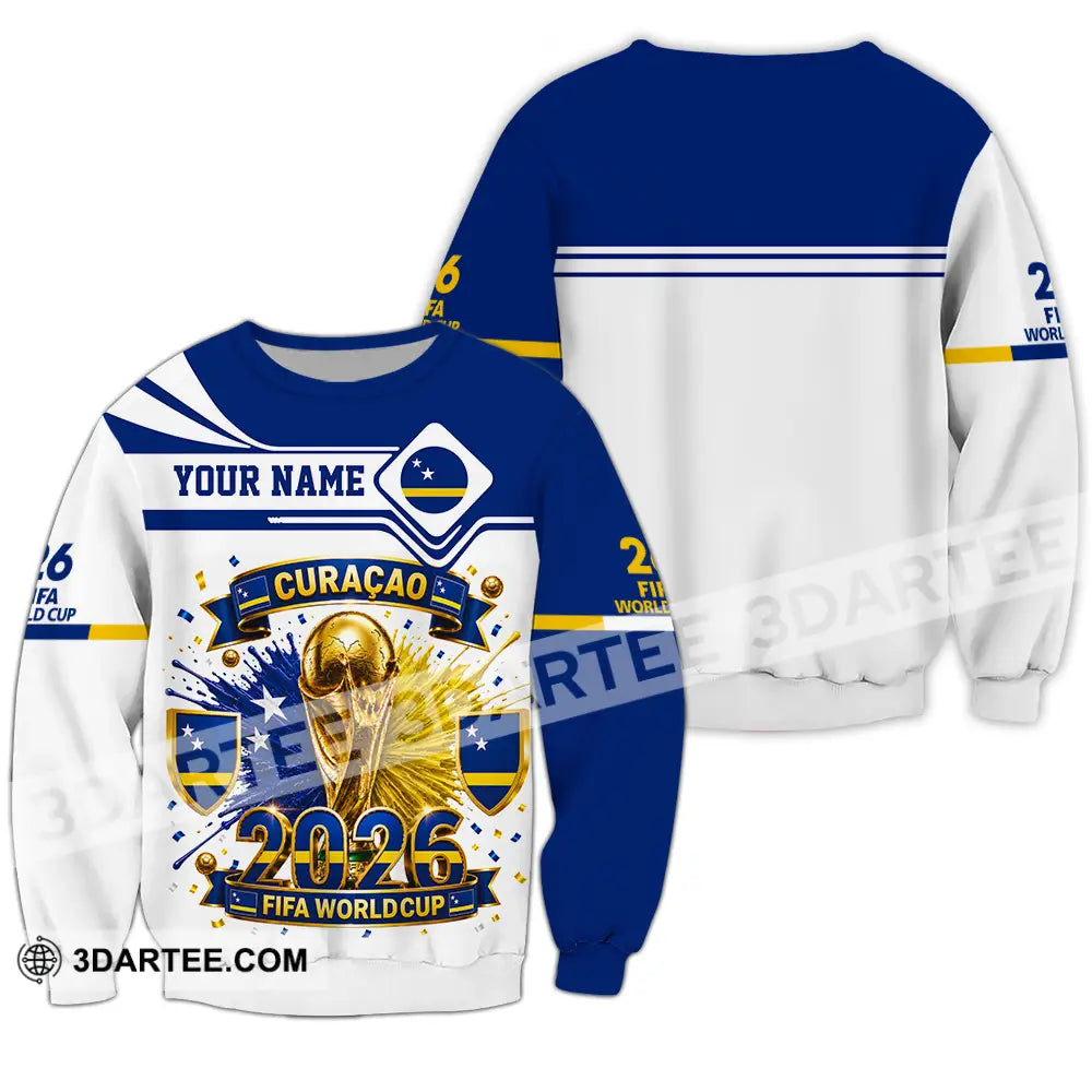 Unisex Shirt - Custom Curacao World Cup 2026 Shirt - Long Sleeve / S - T-shirt