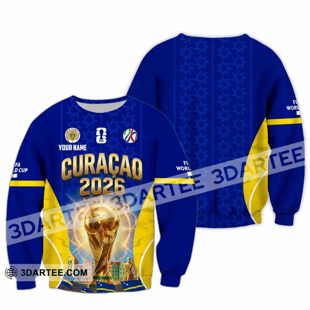 Unisex Shirt - Custom Curacao World Cup 2026 Shirt - Long Sleeve / S - T-shirt