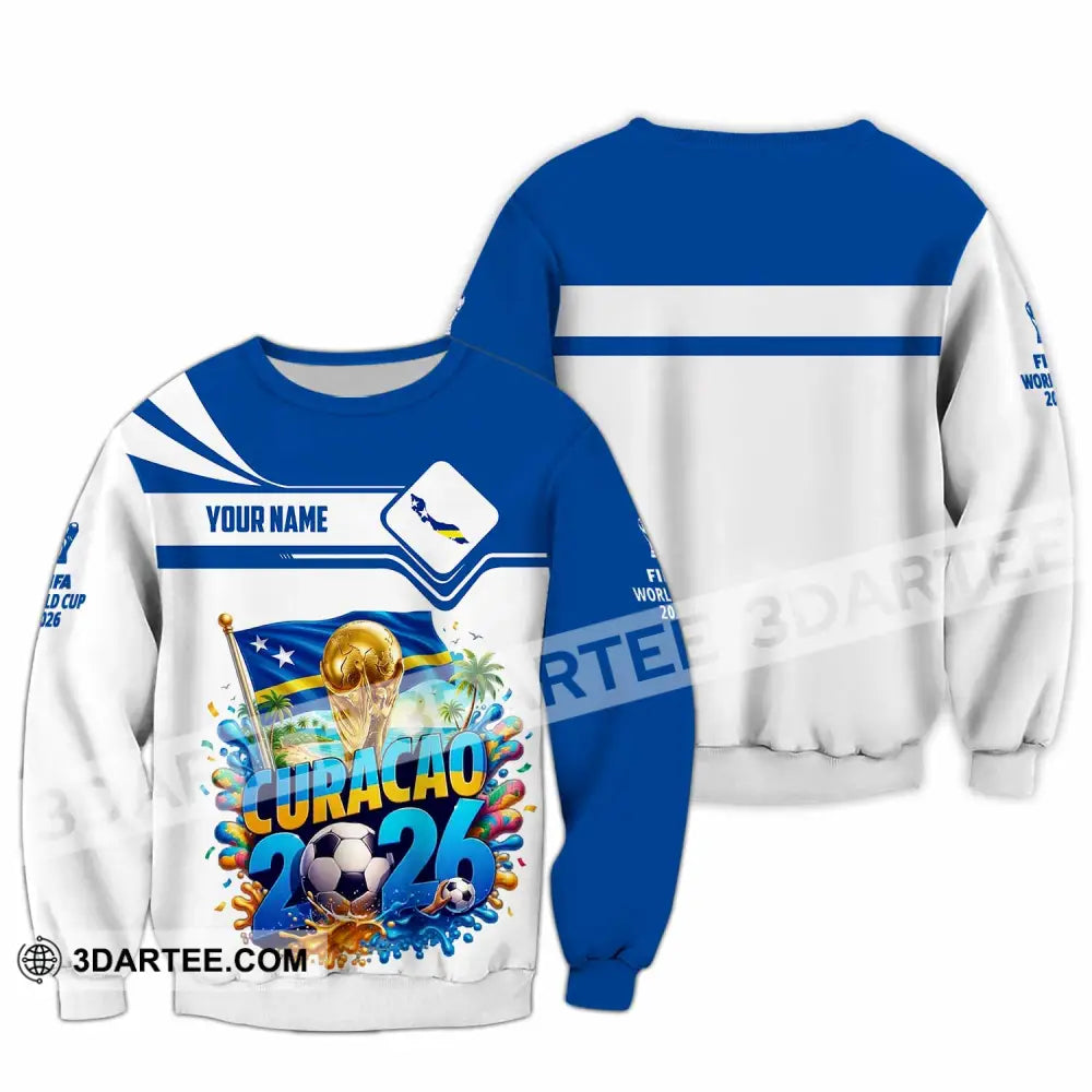Unisex Shirt - Custom Curacao World Cup 2026 Shirt - Long Sleeve / S - T-shirt