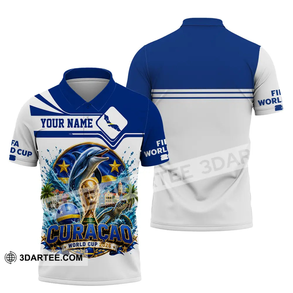 Unisex Shirt - Custom Curacao World Cup 2026 Shirt - Polo Shirt / S - T-shirt