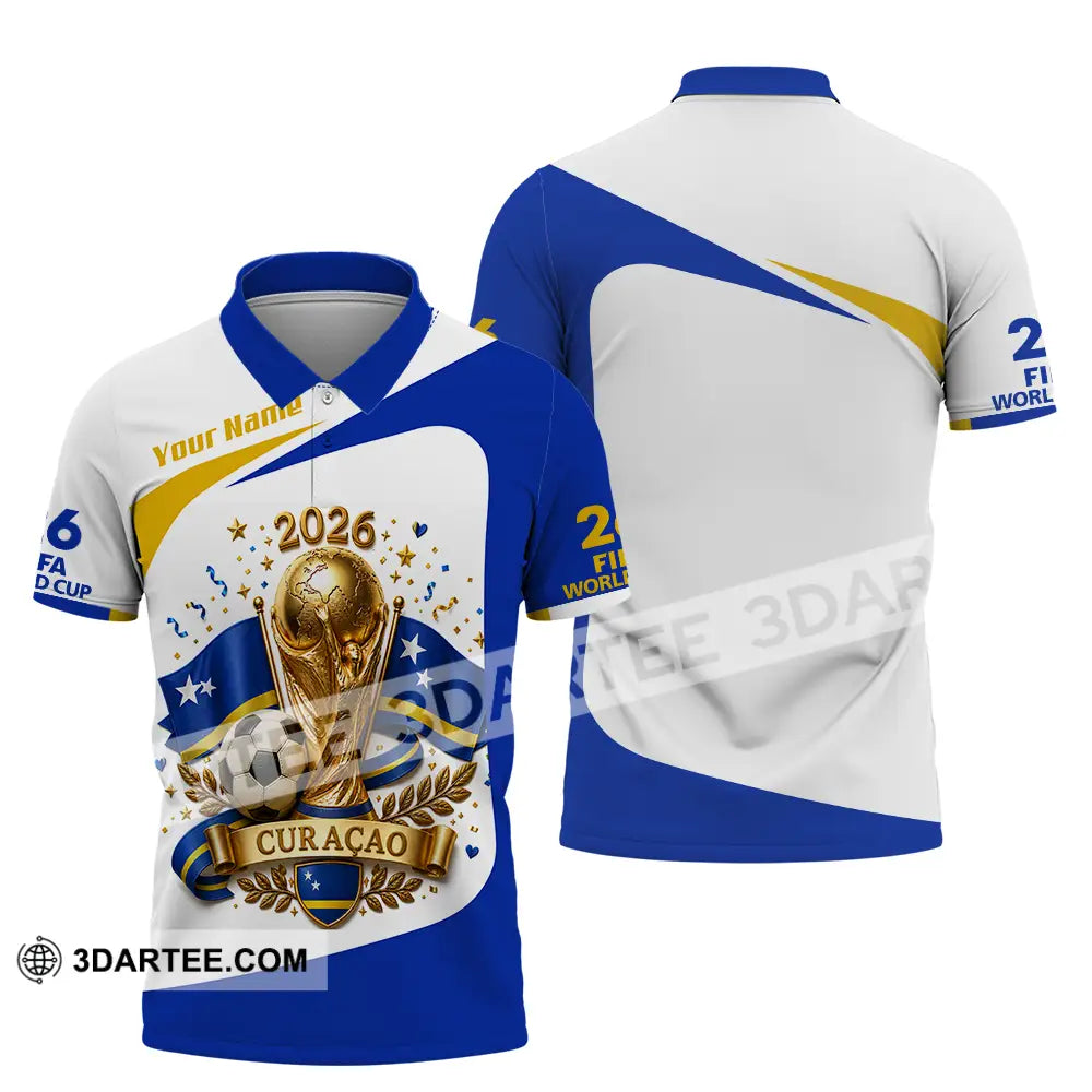 Unisex Shirt - Custom Curacao World Cup 2026 Shirt - Polo Shirt / S - T-shirt