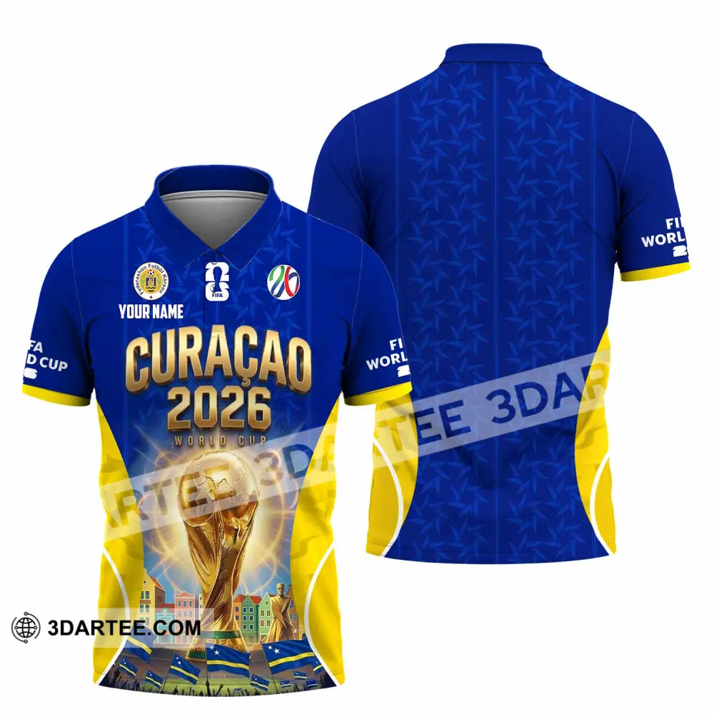 Unisex Shirt - Custom Curacao World Cup 2026 Shirt - Polo Shirt / S - T-shirt