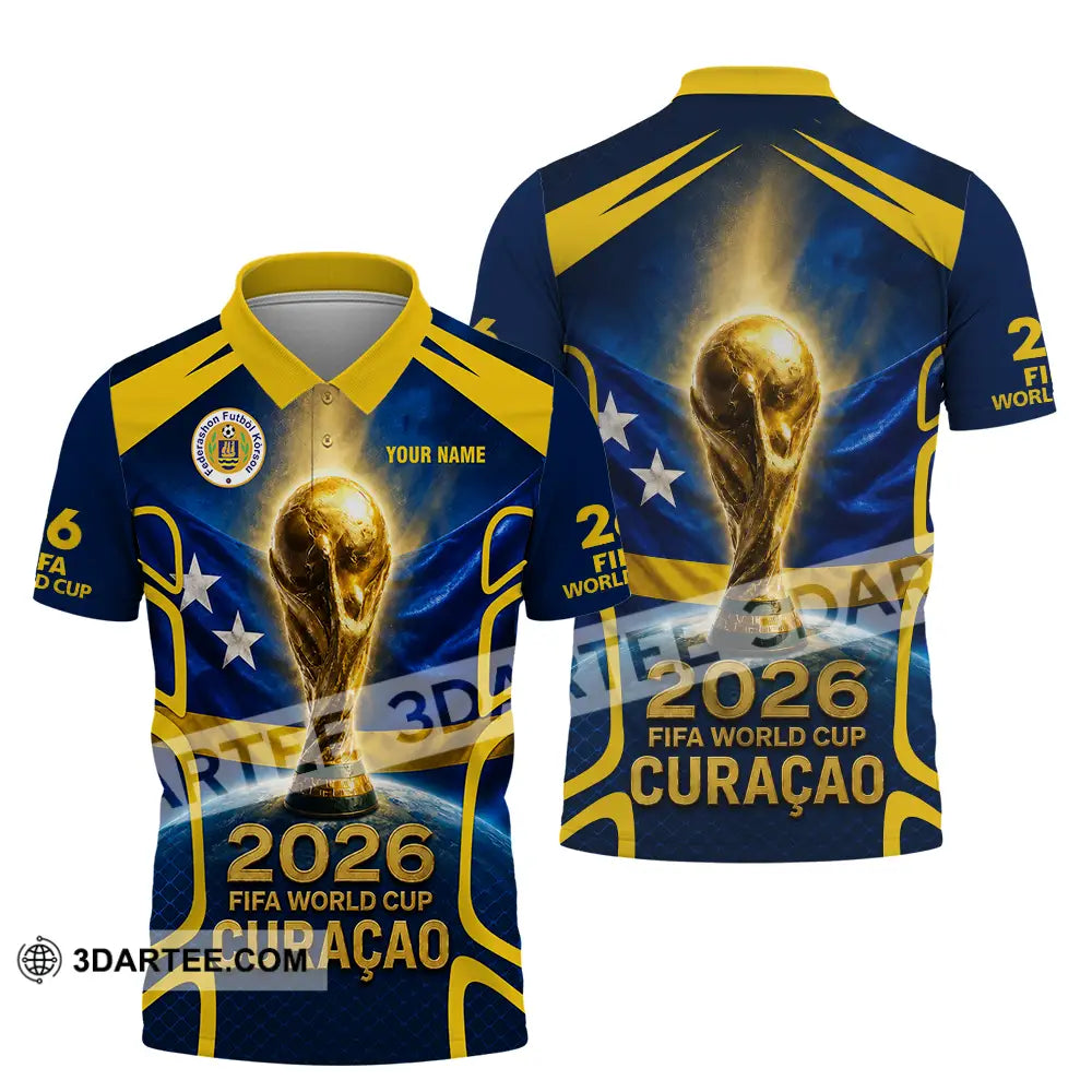 Unisex Shirt - Custom Curacao World Cup 2026 Shirt - Polo Shirt / S - T-shirt