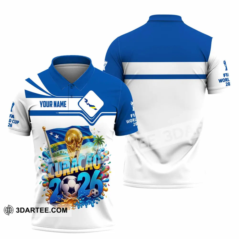 Unisex Shirt - Custom Curacao World Cup 2026 Shirt - Polo Shirt / S - T-shirt