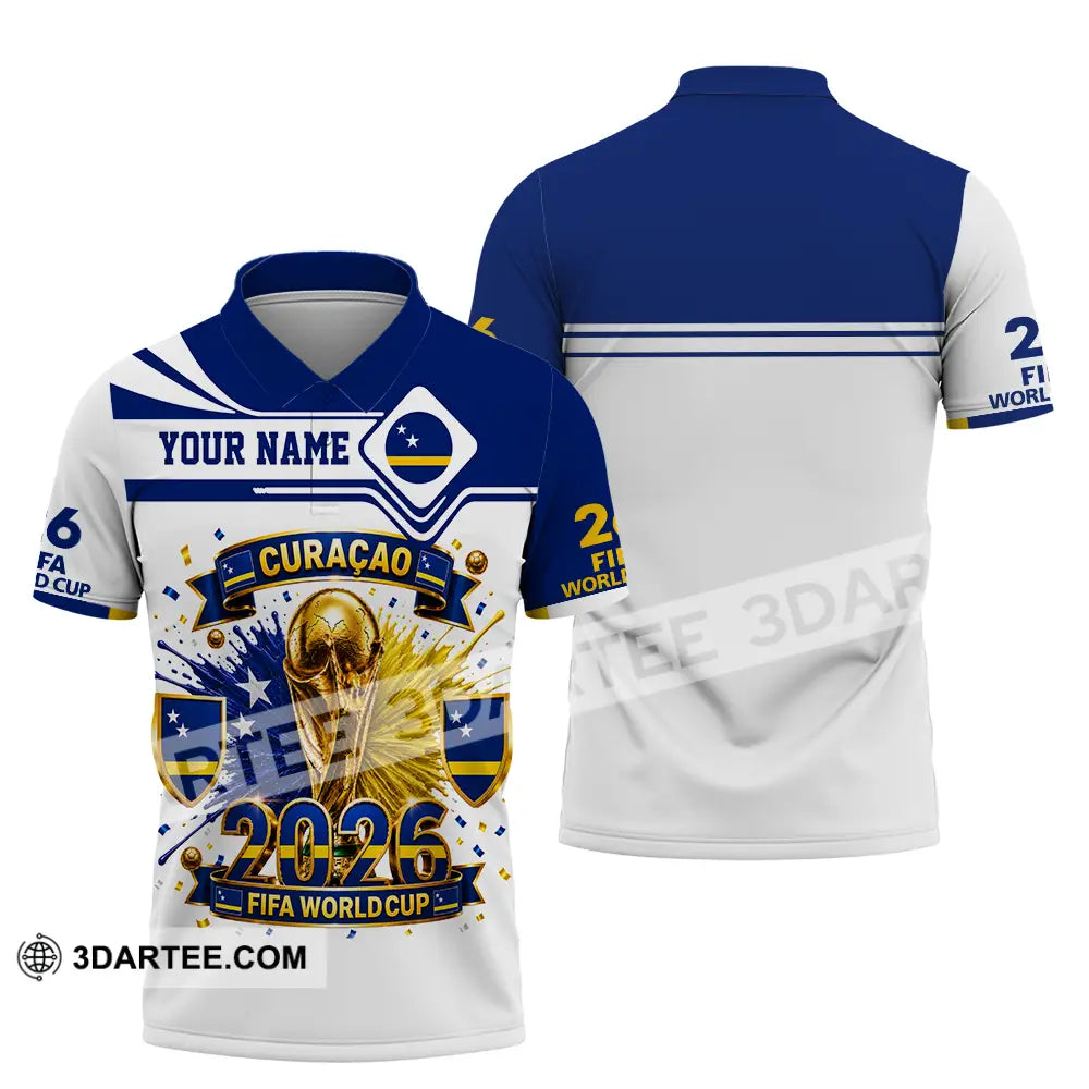 Unisex Shirt - Custom Curacao World Cup 2026 Shirt - Polo Shirt / S - T-shirt