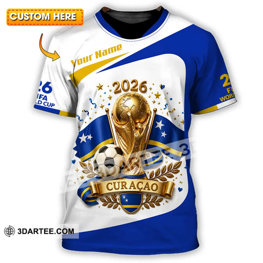 Unisex Shirt - Custom Curacao World Cup 2026 Shirt - T-shirt